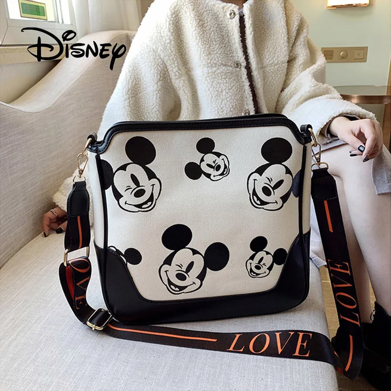 mickey minnie playing shoulder bag Cycling bags money phone bag canvas new