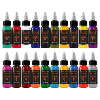 

30ml/ bottle tattoo ink set Microblading permanent makeup art pigment 20 PCS cosmetic tattoo paint for eyebrow eyeliner lip body