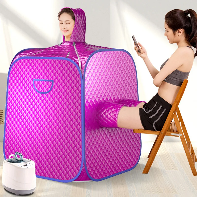 

Double Sauna Generator For Sauna SPA Portable Steam Sauna Home Weight loss Calories controller bath Cabin box bag Ease