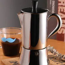 KF-06B Moka кофейник Европейская маленькая бытовая электрическая плита с подогревом итальянская нержавеющая сталь итальянская Эспрессо-машина