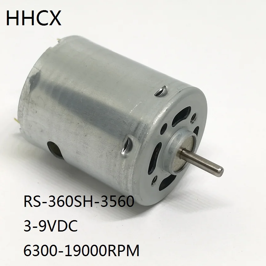 1 stücke DC motor 360 3-9VDC 19000RPM fahrzeug modell high-speed DC motor RS-360SH-3560 Große drehmoment Massager wasser pumpe motor 1 stücke DC motor 360 3-9VDC 19000RPM fahrzeug modell high-speed DC motor RS-360SH-3560 Große drehmoment Massager wasser pumpe motor