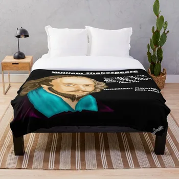 

William Shakespeare Throw Blanket Soft Sherpa Blanket Bed Sheet Single Knee Blanket Office Nap Blanket