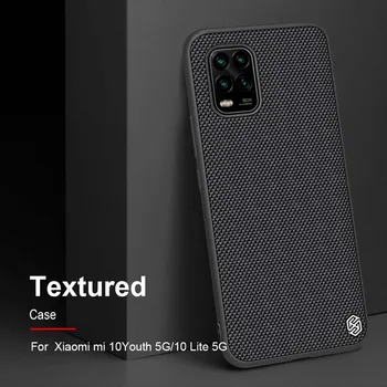 

For Xiaomi Mi 10 Youth 5G /Mi 10 Lite 5G Case Nillkin 3D Textured Hard PC Panel and Soft Tpu Frame Case Drop Shipping
