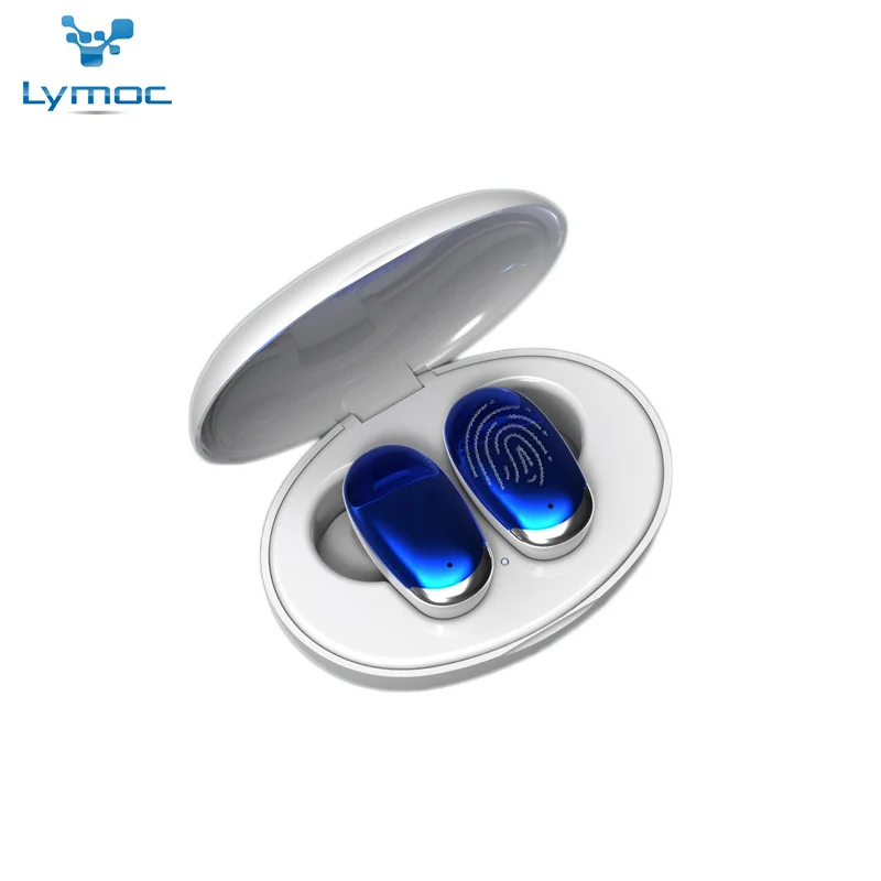 

LYMOC Latest Bluetooth Earphones 5.0 Noise Cancelling TWS Wireless Earbuds Touch Control Cordless Headphones Pops-up for iPhone