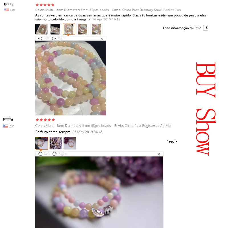 Natural Stone Morganite Color Chalcedony Beads Round Loose Beads 6mm 8mm 10mm For DIY Necklace Bracelet Jewelry Making