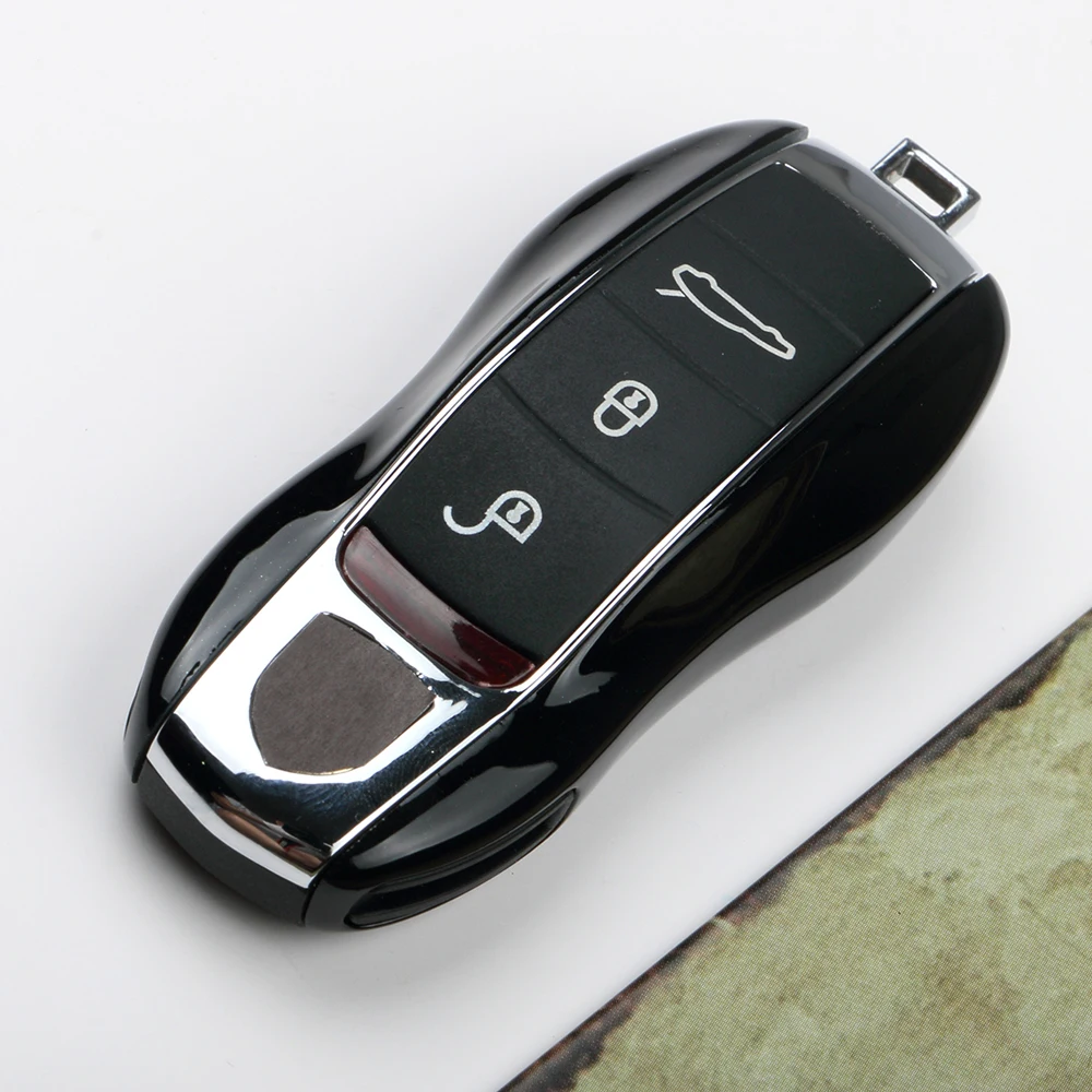 Идеально подходит для ключей автомобиля чехол ABS для Porsche Boxster 986 987 Cayman Panamera Macan Cayenne 911 970 997 981 991 92A автозапчасти