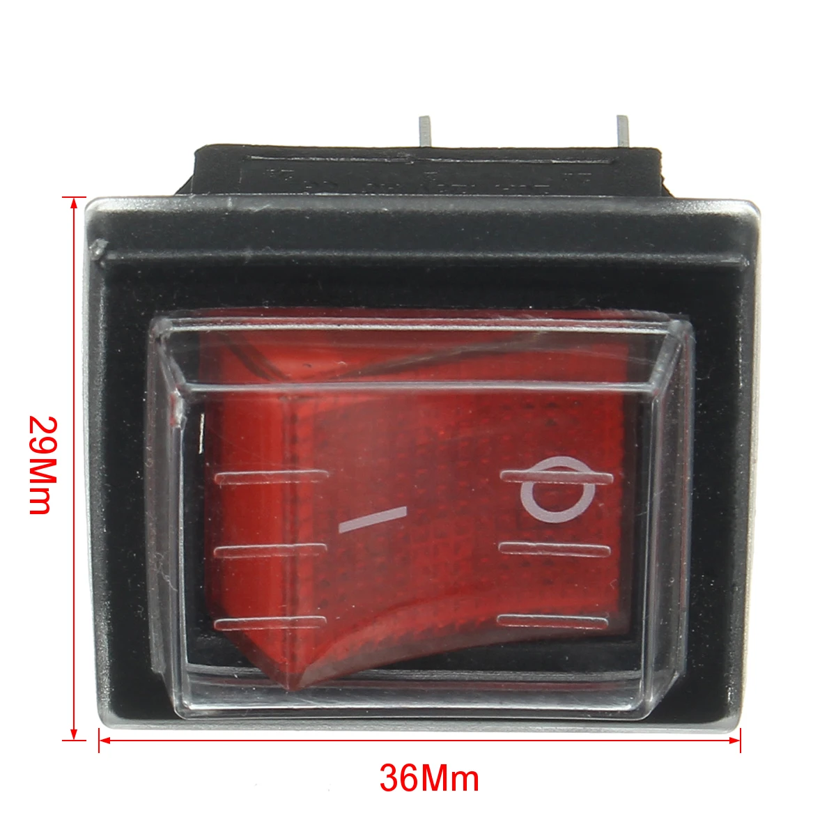 220V16A 20A 125V ON/OFF Red Switch Spare Waterproof Switch For Industrial Vacuum Suction Machines