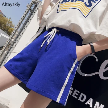 

Shorts Women Simple Thin Breathable 2020 Casual Short Womens Summer Comfortable Female Trendy Fashion Slim All-match Patchwork