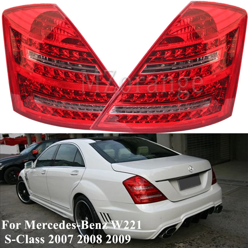 Rear Tail Light For Mercedes Benz W221 S Class 07 08 09 Turn Signal Stop Braking Warning Lamp Reflector Car Accessories Aliexpress