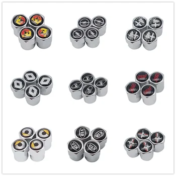 

4pcs New Aluminum Wheel Tire Valve Caps for Vw Porsche Bmw M E46 Skoda Mazda Nissan Subaru Mercedes AMG Peugeot 206 307