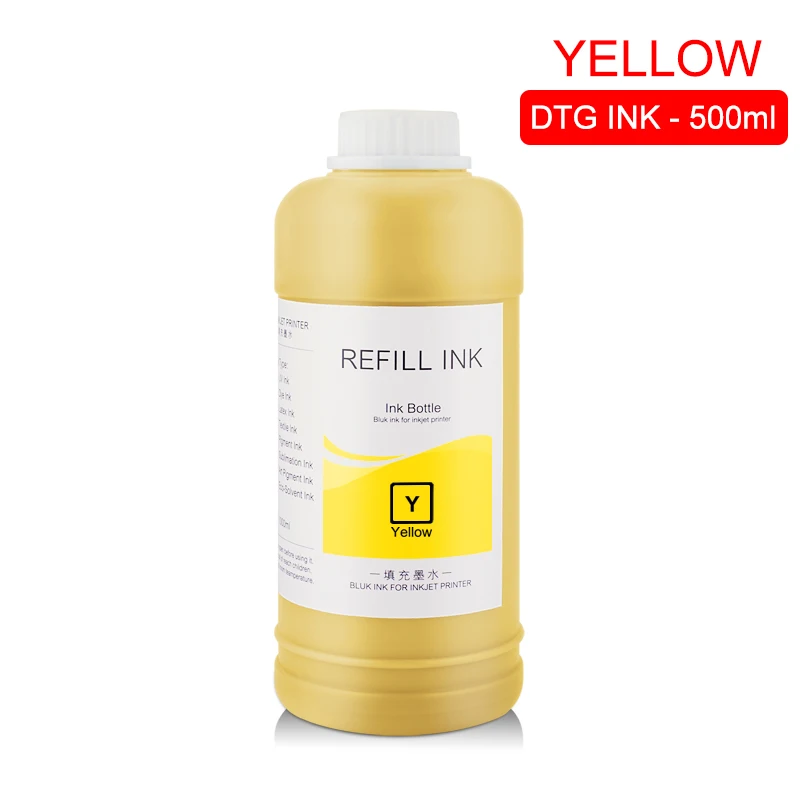 Чернила DTG для текстиля Epson DX5 DX7 R330 500 1390 R1900 R2000 F2000 F2100 1400 мл/комплект|digital textile ink|ink for