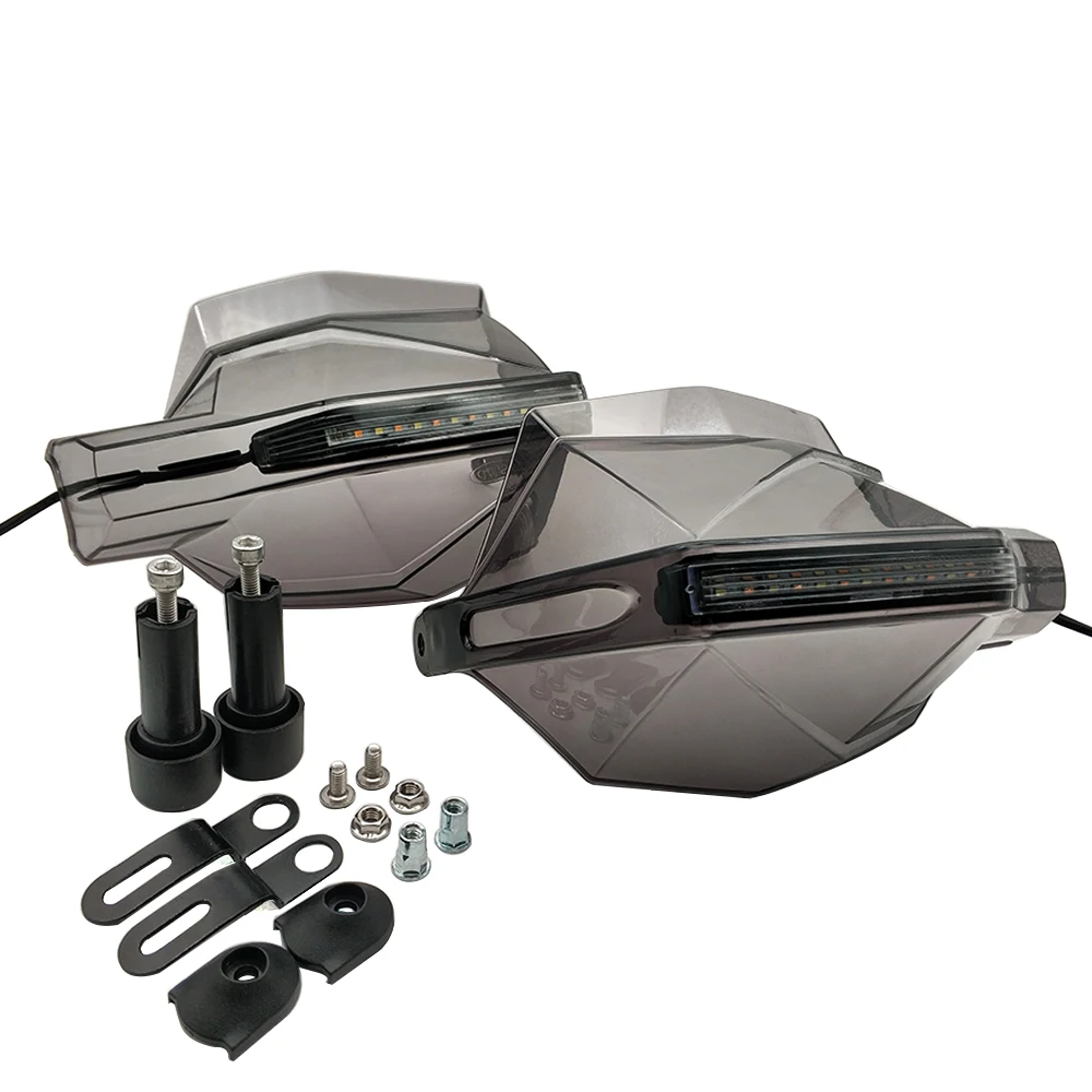 

Motorcycle Hand Guards 7/8" Handlebar with LED Light Motocross Handguards For Kawasaki KX450F KX100 kx 85 125 250 250f 450f