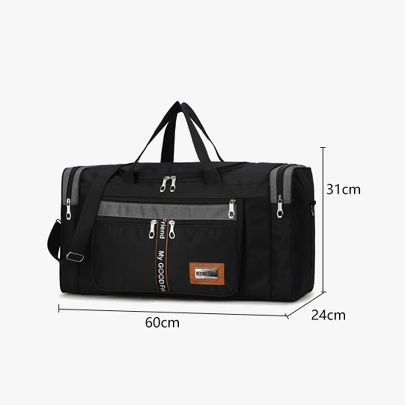 Large Capacity Fashion Travel Bag Man Women Weekend Bag Big Capacity Nylon Portable Travel Carry Luggage Bags XA156K travel bag
