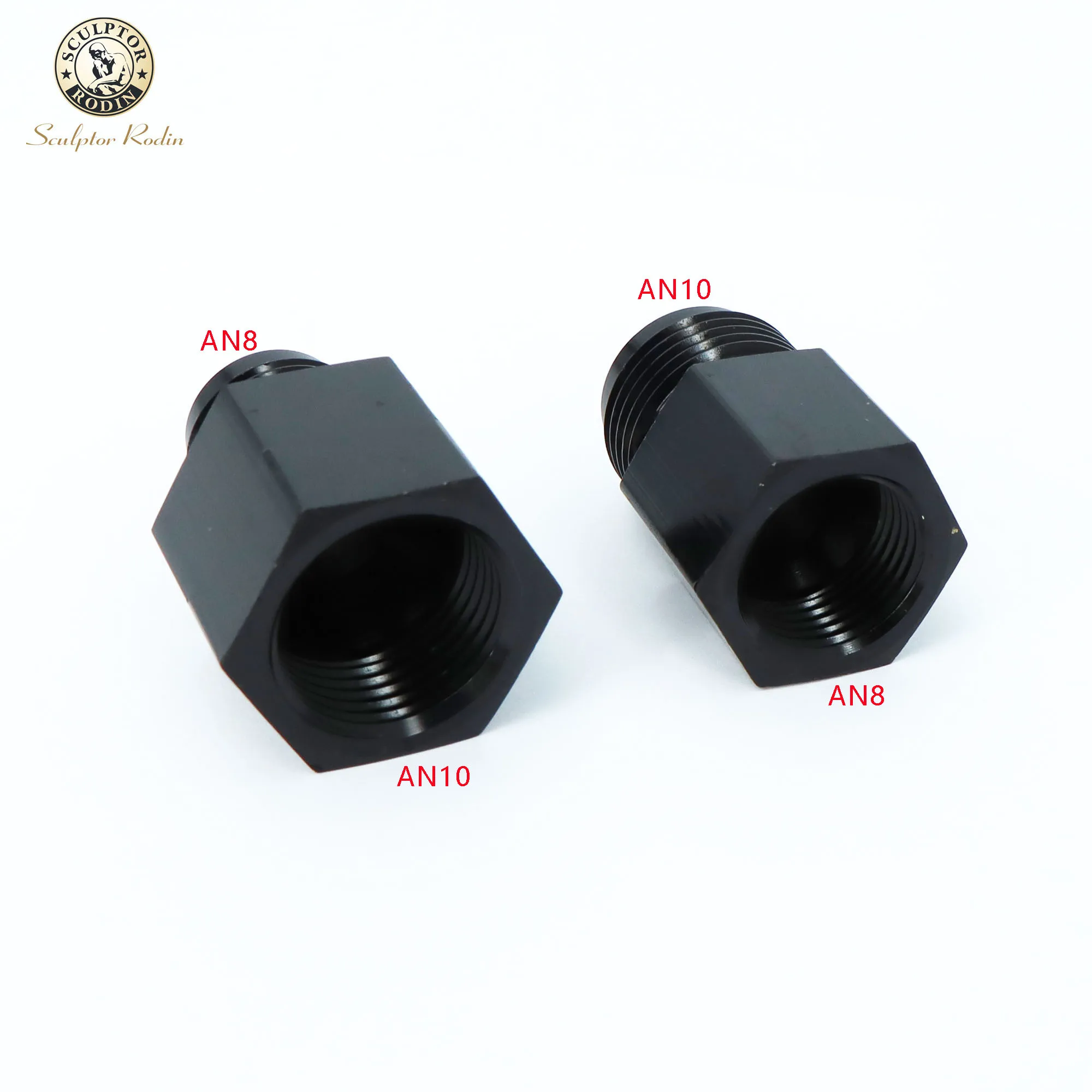 

Female Flare To Male Black Aluminum AN Reducer Fitting Adapter