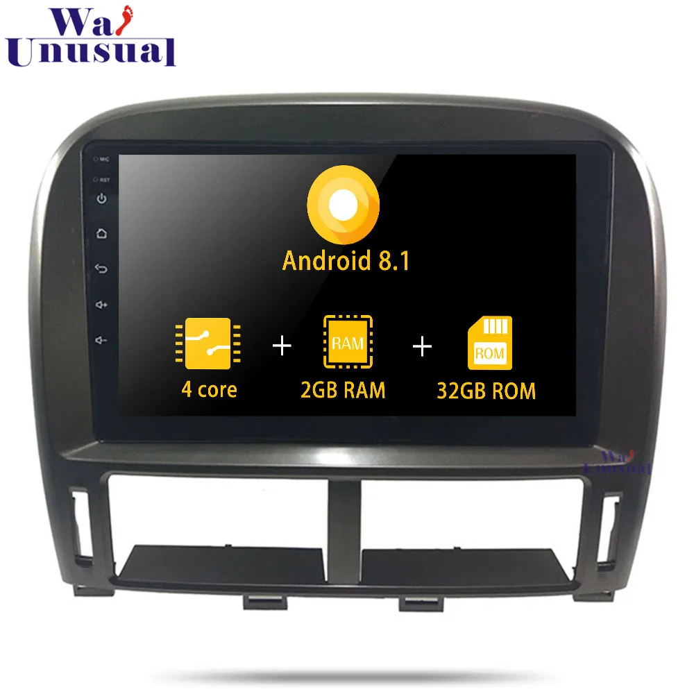 9 дюймов Android 8 1 Автомобильный GPS навигатор для Lexus v-образной КРЕПЕЖНОЙ ПЛАСТИНОЙ LS
