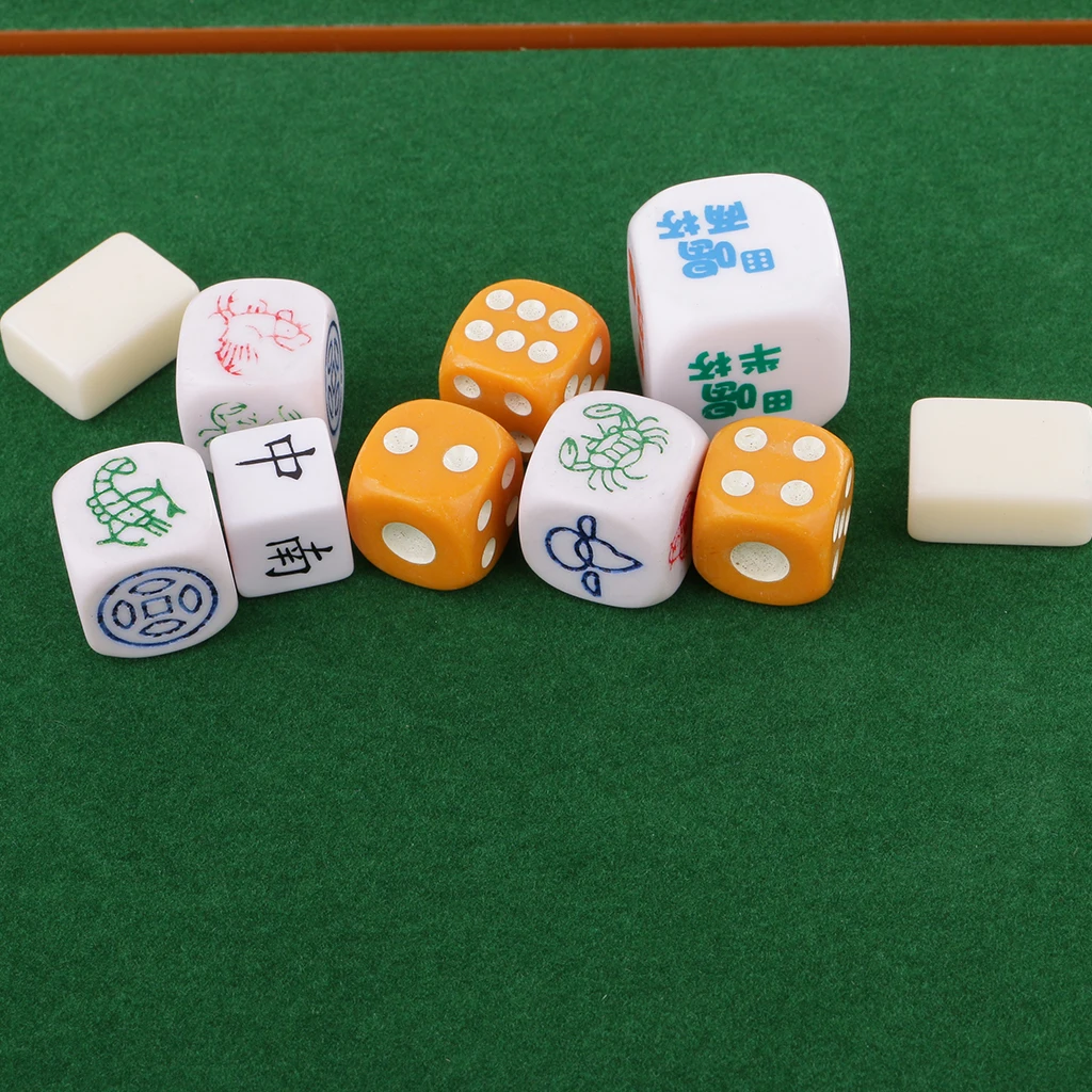 Мини 144 костяшки для Маджонга Китайский Маджонг Mahjongg Дорожная игра набор для всей семьи Забавный компактный размер