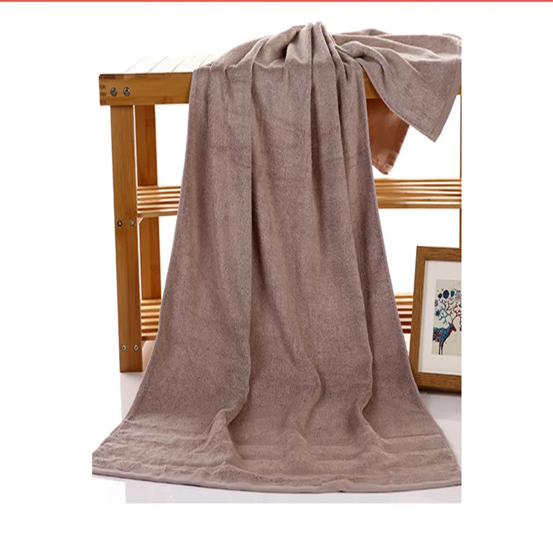 Bamboo Fiber Bath Towel Adults Soft Thick Antibacterial Outdoor Sport Travel 70x140cm ZHUO MO