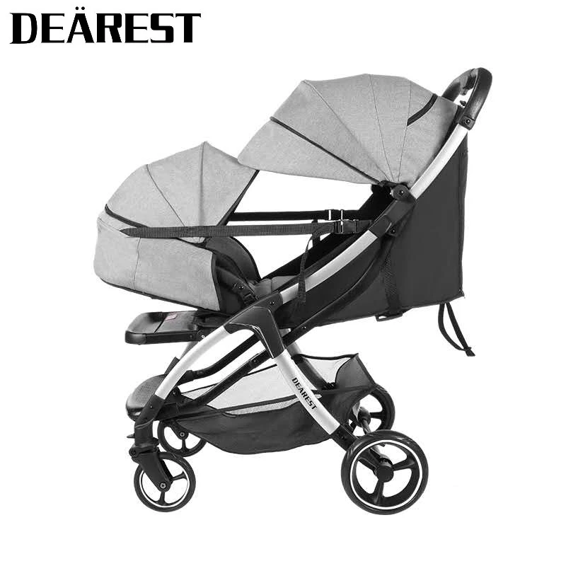  DEAREST baby stroller new big wheel 2 in 1stroller folding portable trolley umberlla mini lightw ei