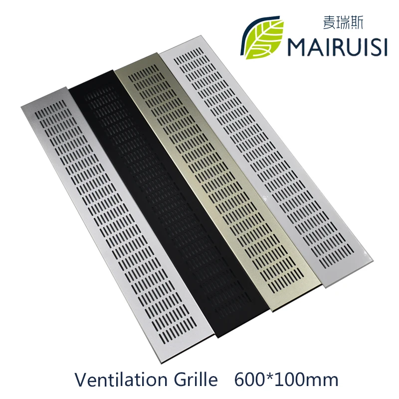 직사각형 통기성 메쉬 캐비닛 구두 전나무 에어 벤트 시트 내장형 냉장고 오븐 방열판 Grating600 * 100