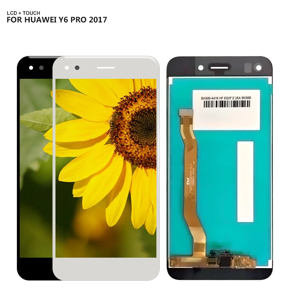 ЖК-дисплей 5 0 дюйма для Huawei Y6 Pro 2017 / P9 Lite Mini сенсорный экран дигитайзер в сборе