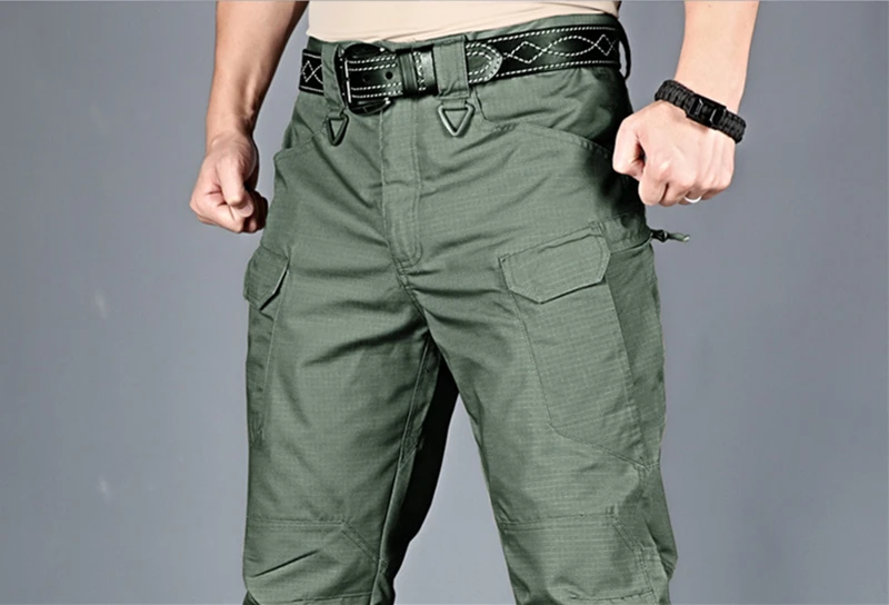 2019IX7 tactical pants men's trousers special forces army fan pants outdoor training pants autumn and winter hiking pants wear t - Цвет: IX7