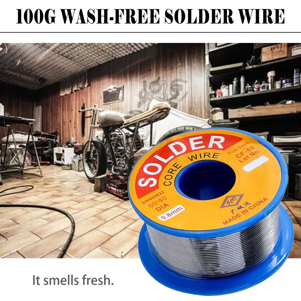 0.8/1.0/1.2MM Environmental Disposable Solder Wire Tin Lead Melt Rosin Core Soldering Wire Roll for Electrical Solder