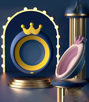 

Portable Folding Bucket Foldable Basin Tourism Outdoor For Children Kid Washing Fishing Promotion Camping Car Safe Material