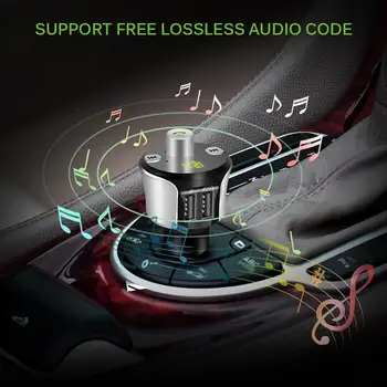 

Hot Onever 5V 3.4A Fm Transmitter Car Kit Handsfree LED Screen Car Mp3 Player Car Charger Car Bluetooth Adapter for TF Card U Di