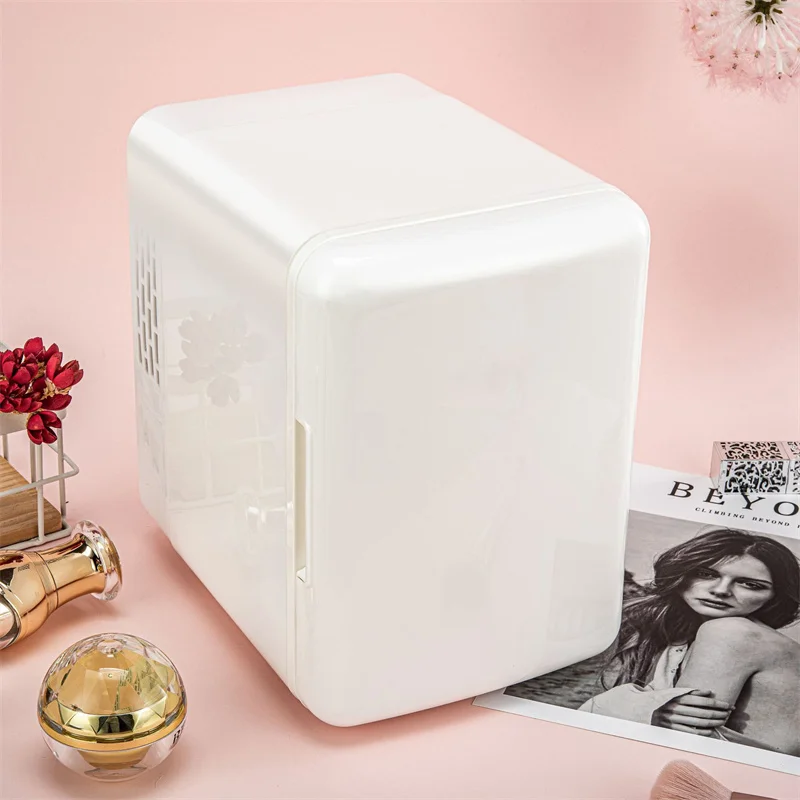 4L 6L Portable Mini Fridge Car Refrigerator Skincare Makeup Compact  Refrigerator Drink Coolers for Bedroom Car Food Storage - AliExpress