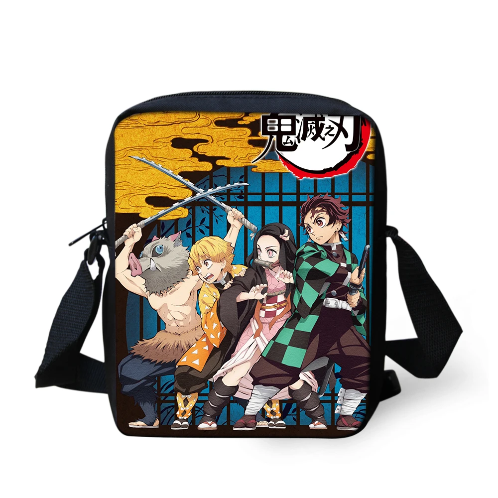 CDGX2104E Demon Slayer: Kimetsu no Yaiba маленькие сумки-мессенджеры для мальчиков-подростков мини-сумка на плечо для девочек маленькая Повседневная Сумка кросс-боди слинг сумки - Цвет: CDGX2104E
