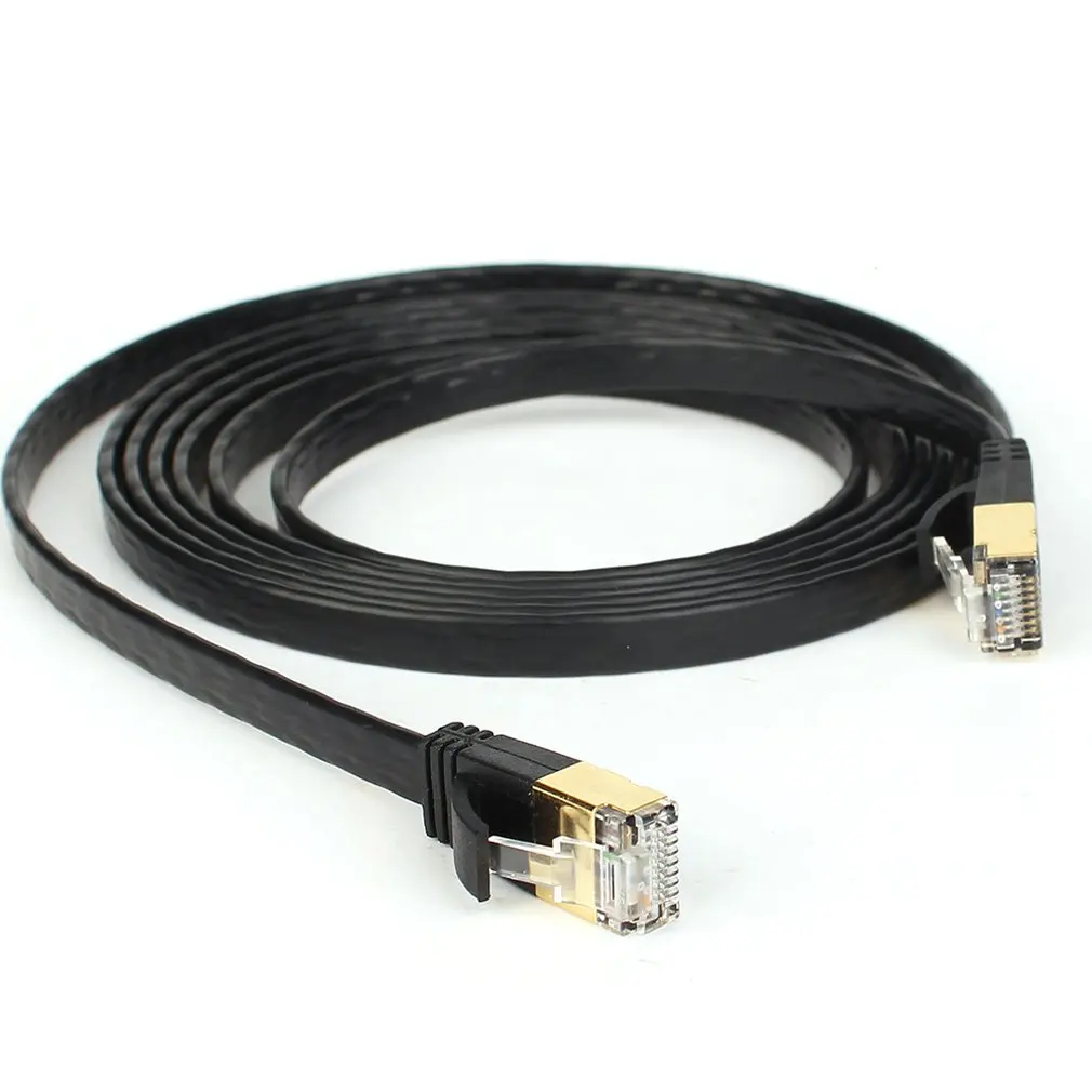 

Cat7 Sockets RJ45 1 In 2 Out Splitter Adapte 8P8C Ethernet Cable Extender Plug