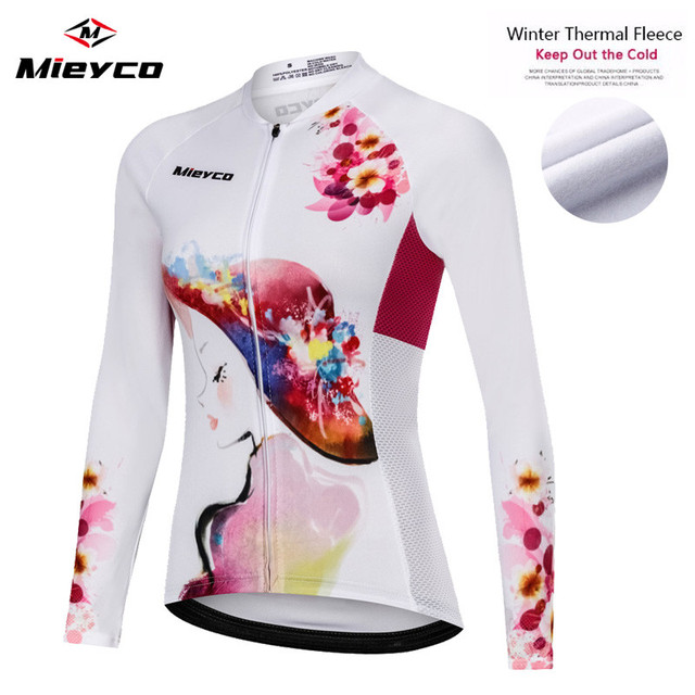 Thermal Fleece Cycling Jersey Long Sleeve 2019 Bike Shirt Reflective maillot ciclismo Downhill Cycling Shirt MTB Jersey