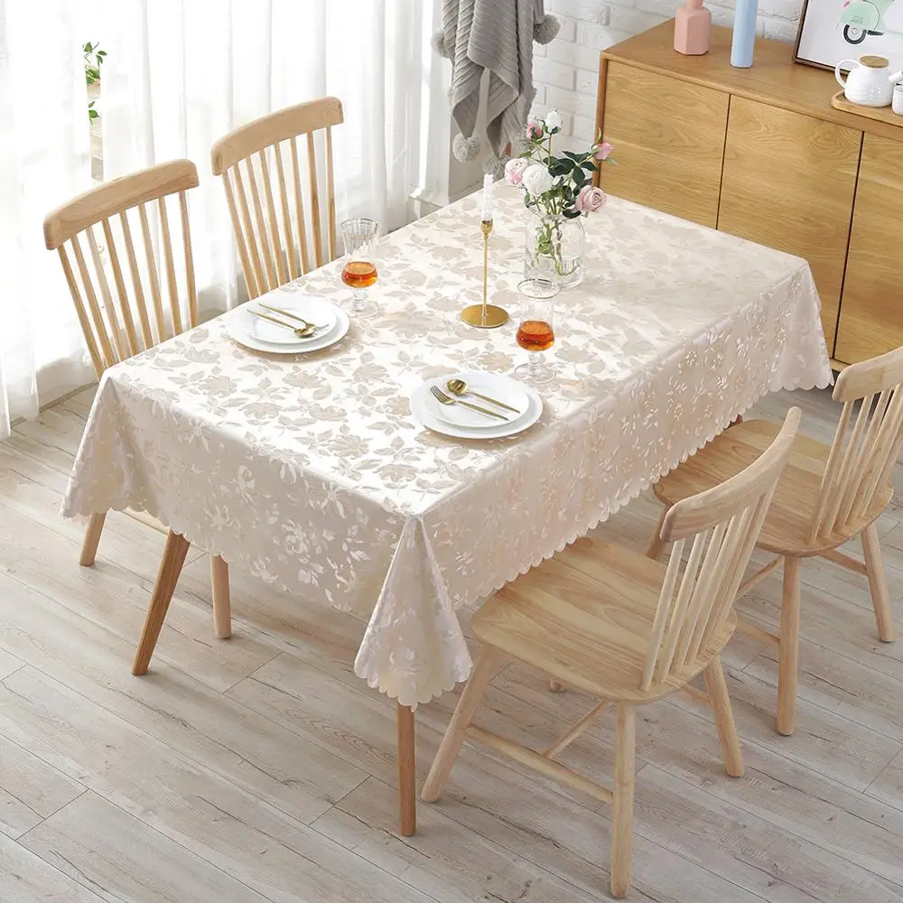 

PVC Waterproof Tablecloths Plant Pastoral Table Cloth Background Cloth Plastic Table Cloth Home Decor Manteles Toalha De Mesa
