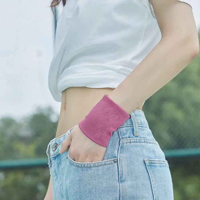 Горячая 1 шт. напульсник дышащий охлаждающий Браслет спортивный Напульсник для спортзала Йога волейбол MCK99