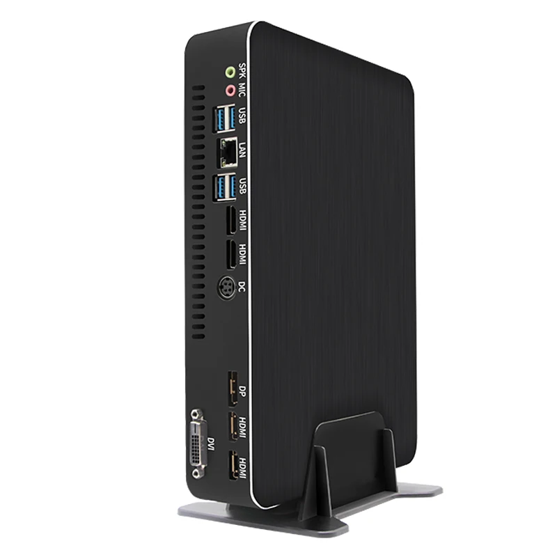 Мини компьютер игровой ПК Intel Core i7 8700 i5 8500 i3 8100 GTX 1650 GDDR6 4 Гб Windows 10 м. 2 7 * USB 4K HDMI2.0 DP DVI