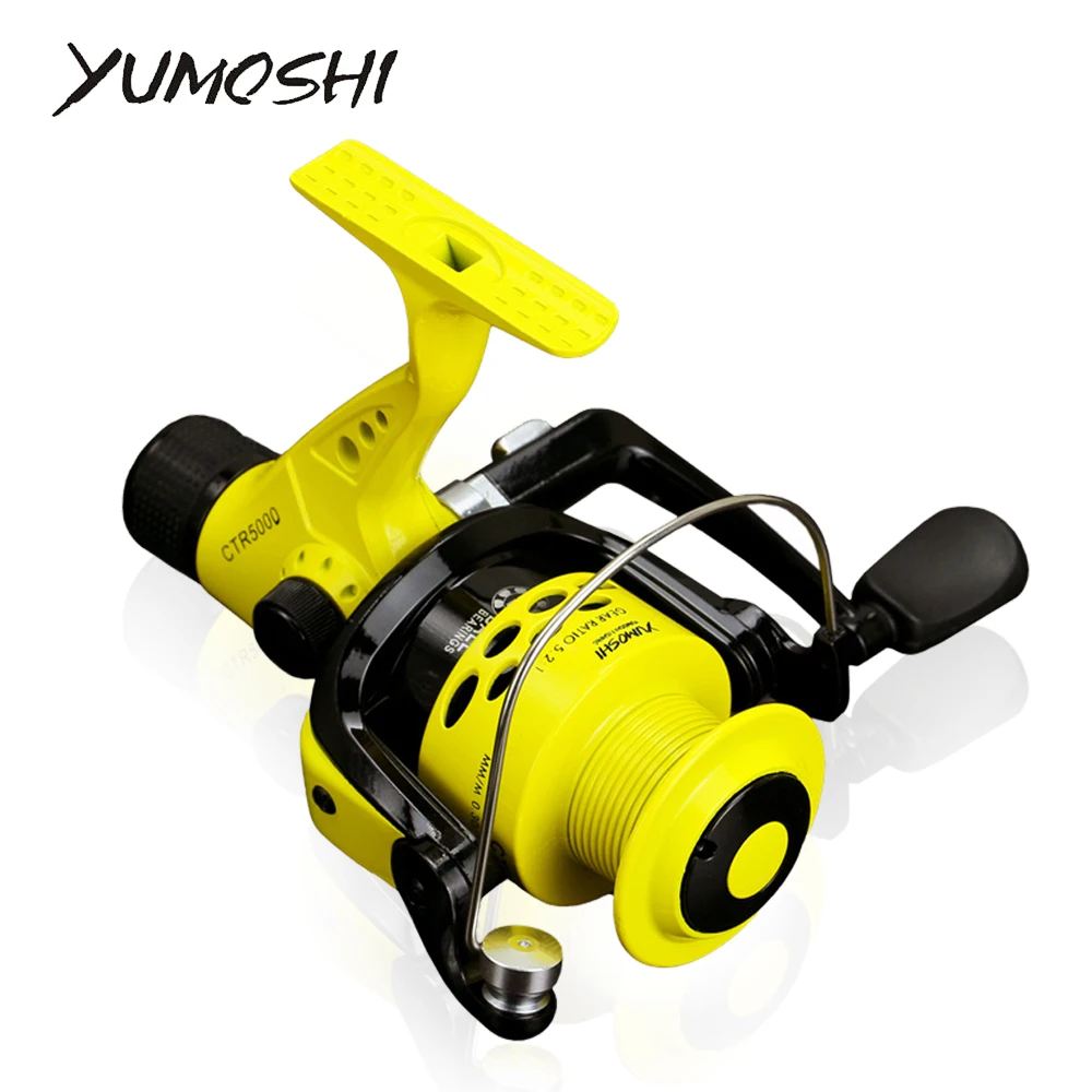 Sfit Fishing Reel 2000-7000 Series 5.5:1 Arm Rocker 12BB Spinning Reel Lightweight Rear Drag Spool Fish Wheels For Saltwater