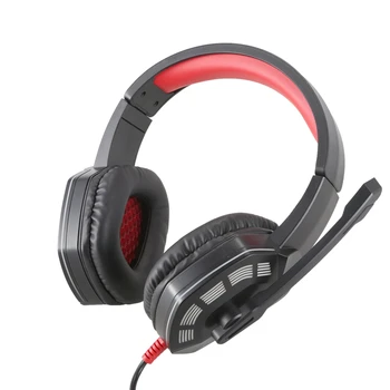 

M1 Game Headsets 3.5Mm Wired Headphones Noise Cancel Earphone with Mic Colorful Led Light Volume Control Aux+Usb for Desktop PC