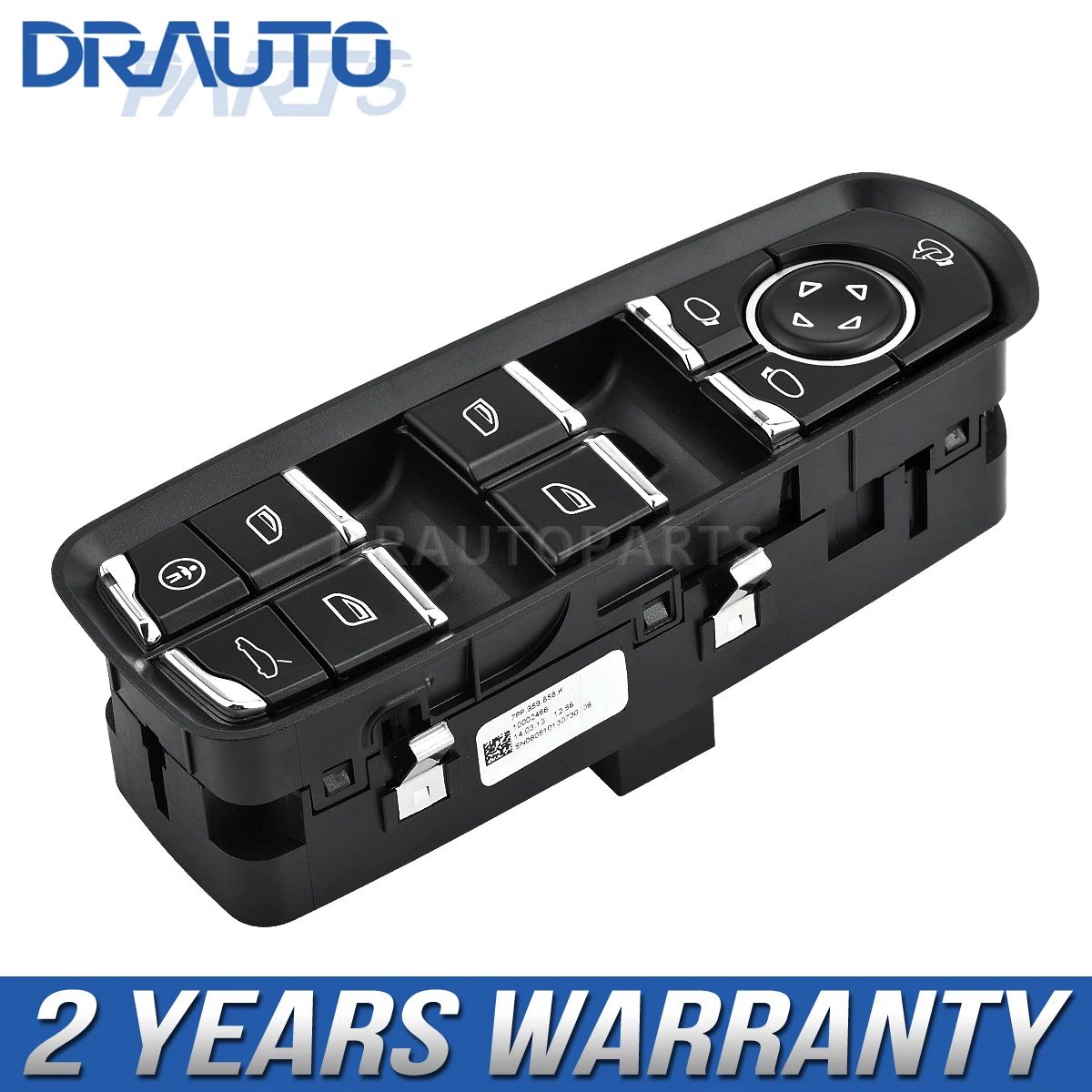 

Windows/Mirror Adjustment/Power Hatch Genuine 7PP 959 858 AF DML/7PP959858AFDML for Porsche Cayenne Switch Assembly