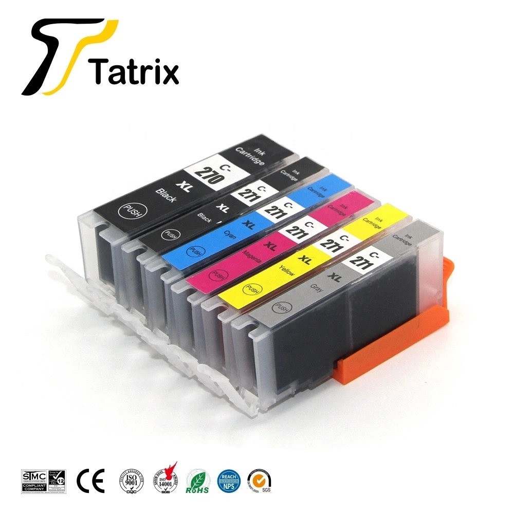 

Tatrix For Canon PGI270XL CLI271XL CLI271 PGI270 Compatible Ink Cartridge For Canon PIXMA MG7720 PIXMA TS8020/9020 Printer