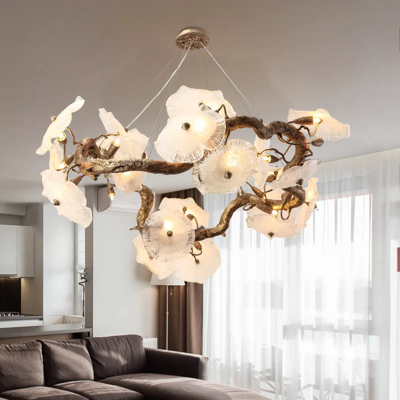 Новый потолочный светильник в китайском стиле для гостиной столовой простой