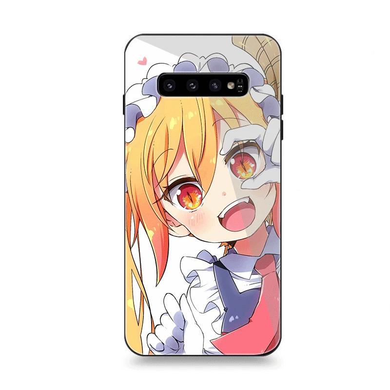 G1 Чехол стекло для samsung A70 A50 A30 A40 A20 A60 A10 S7 Edge S8 S9 S10 Plus Note 8 9 чехол Tohru Miss Kobayashi's Dragon Maid - Цвет: G1