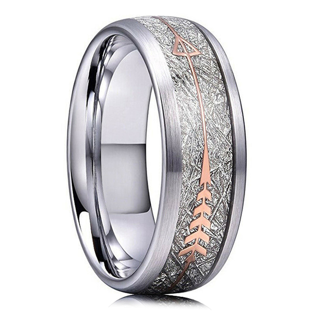 Fashion 8mm Deer Antler Black Tungsten Steel Ring For Men Women Nature Forest Elk Antler Wedding Ring Men Wedding Band