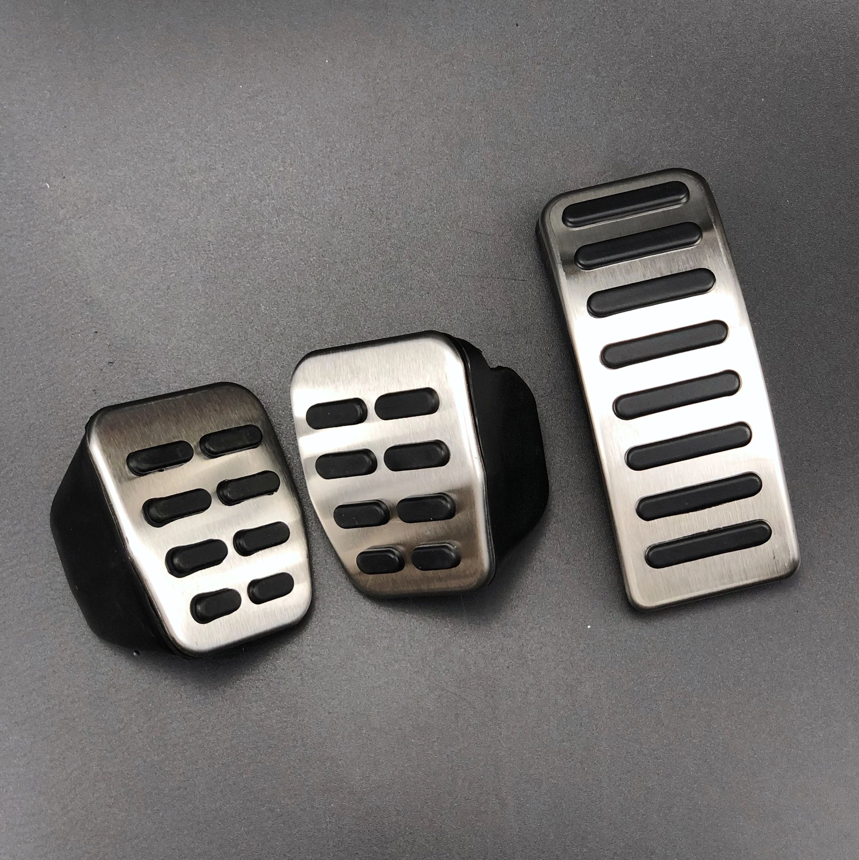 Stainless Steel Car Clutch Gas Brake Pedals Cover For Audi A1 A2 A3 S3