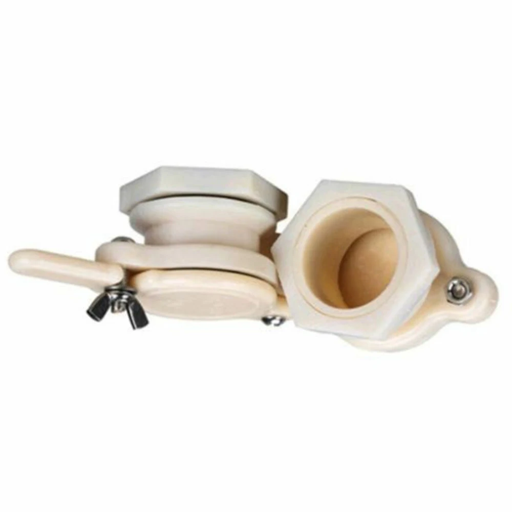 40 мм пластиковый белый пчелиный мед кран Пчеловодство задвижки розлива экстрактор инструменты