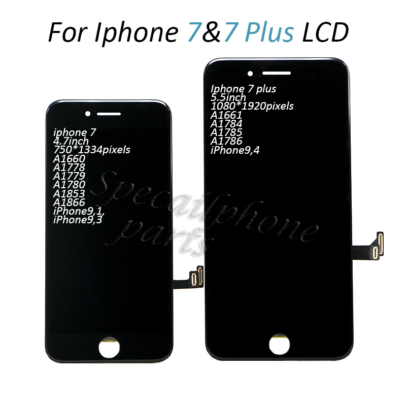 Pantalla táctil de repuesto para iPhone 7, A1778, 7Plus, A1784 - AliExpress  Teléfonos y telecomunicaciones