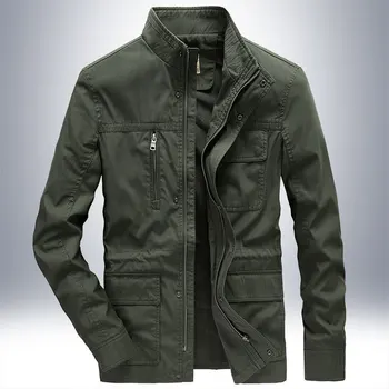 

2019 Spring New Stand Collar Kurtka Meska Good Quality Plus Size Herren Jacke