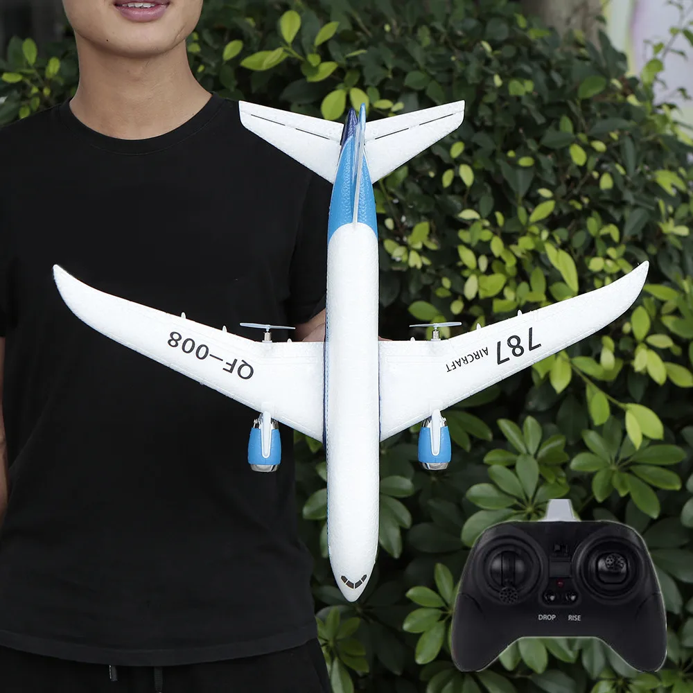 Simulated 787 Aircraft Fixed-Wing EPP RC Glider Helicopter 2.4G 3CH 550mm Wingspan 6-Axis Gyro 3D flip DIY Assembly Airplane | Игрушки и