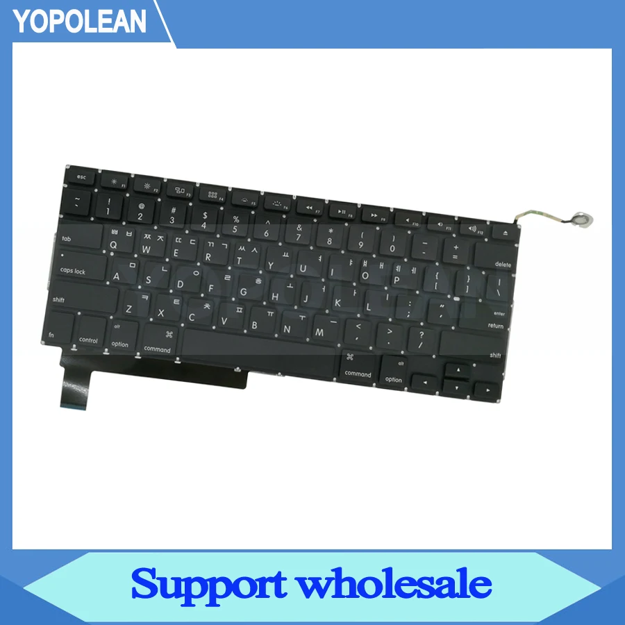 3 шт./лот Корея Корейская клавиатура для MacBook Pro, моноблок 1" A1286 2009 2010 2011 2012 лет