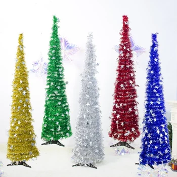 

DIY Sequins Star Christmas Tree Ornaments Festive Decorations Supplies Christmas Trees