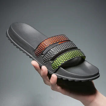 

2020 Hot Sale Home Slippers For Men Anti Slip Shower Slippers Men Summer Mens Casual Shoe Brand Designer Travel Slippers Man